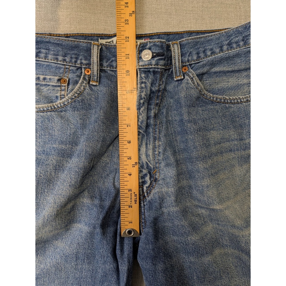 Levis 550 Denim Shorts Mens 36 Blue 100% Cotton Relaxed Fit Jorts - Picture 5 of 14